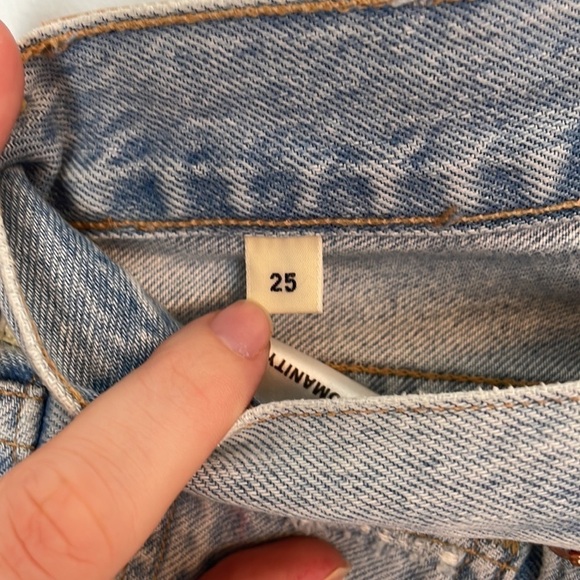 Citizens of Humanity Liya High Rise Classic Fit Crop Light Wash Size 25 - Picture 5 of 10